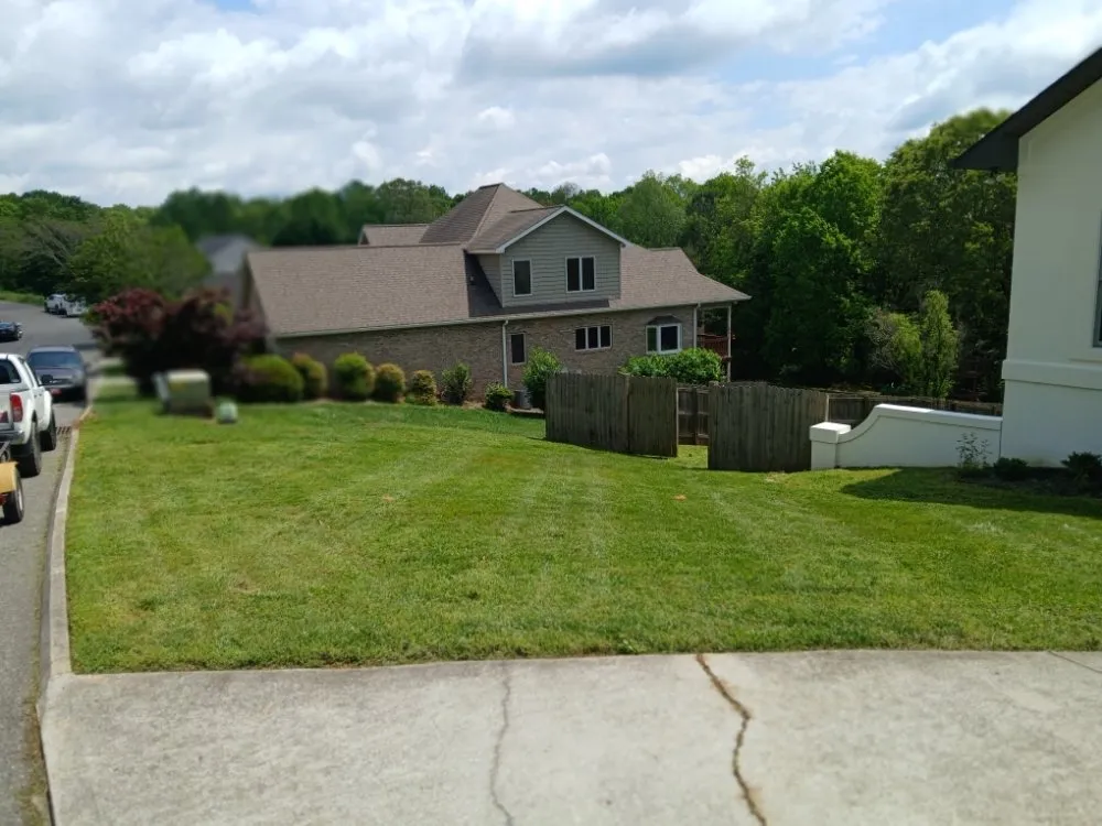 Custom garden landscaping for homes in Knoxville, TN by Lawns Done Right