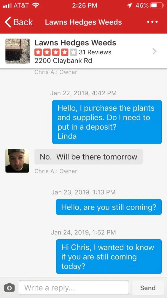 Local residential landscaping in Fairfield, CA by Lawns Hedges Weeds