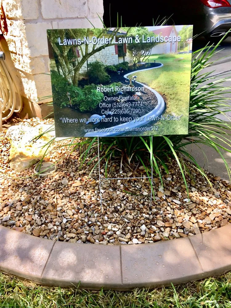 Affordable yard maintenance for year-round maintenance across Pflugerville, TX - Lawns-N-Order Lawn & Landscape Services