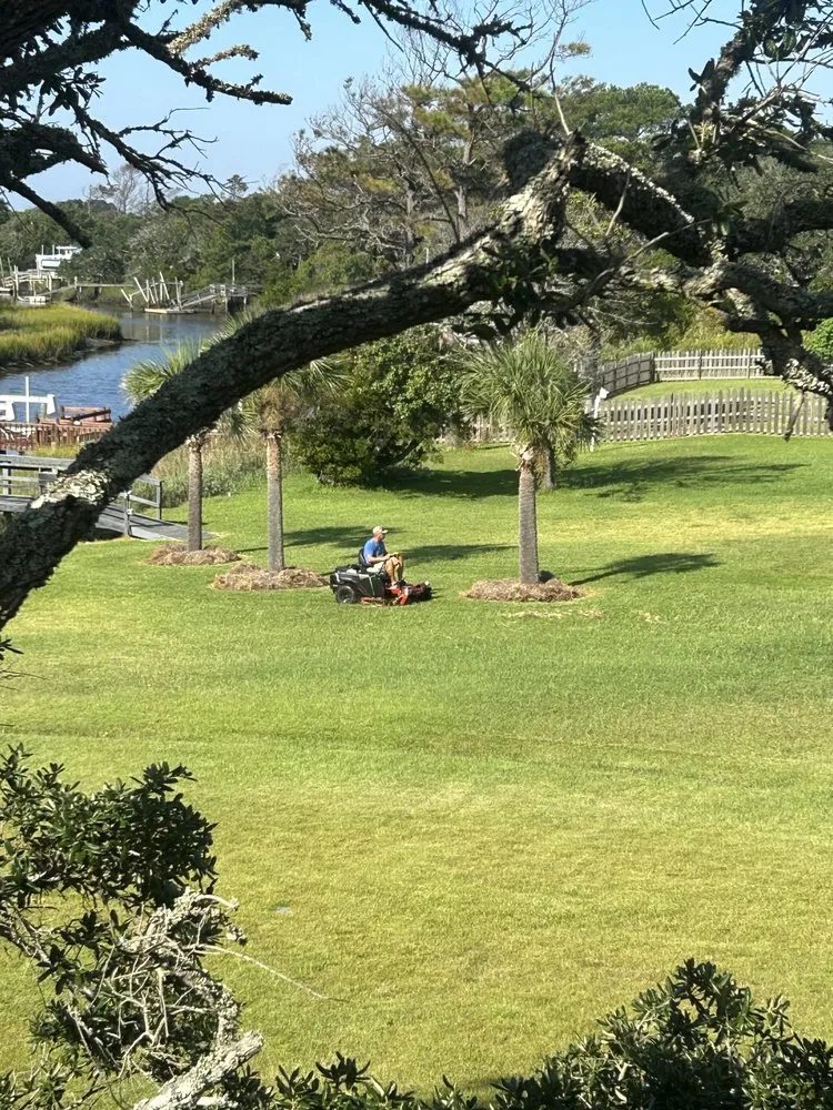 Expert landscape installation for year-round maintenance in Oak Island, NC by Lawns of the East Coast