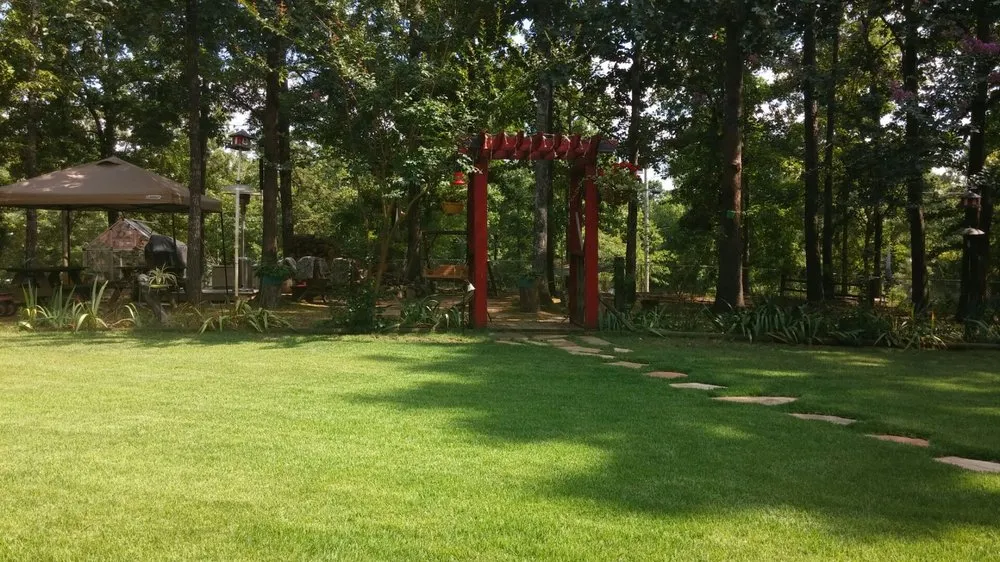 Affordable lawn mowing service with custom design across Salem, AL - Lawns, Ponds and Pools