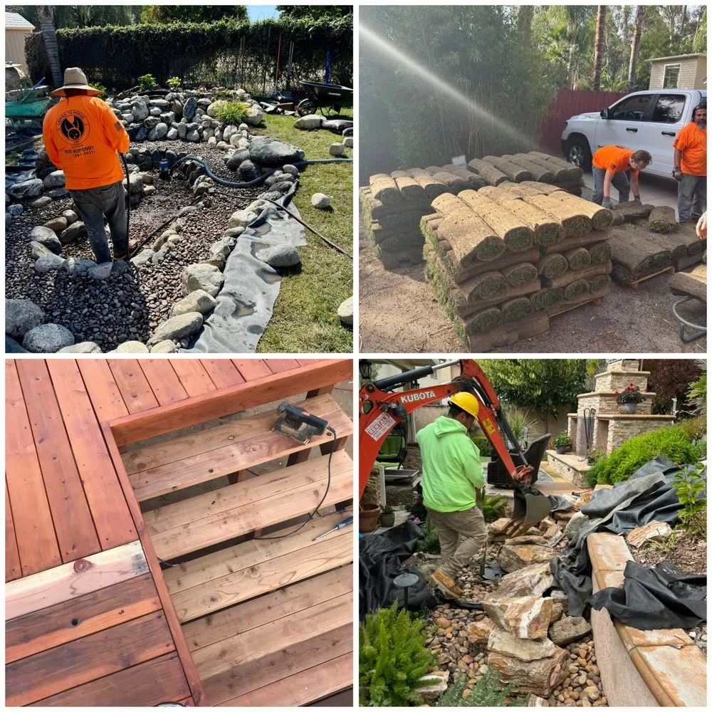 Custom landscape installation in Redlands, CA by Lawns to Ponds