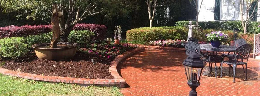 Local garden landscaping with custom design in Jeanerette, LA by Lawnscapes