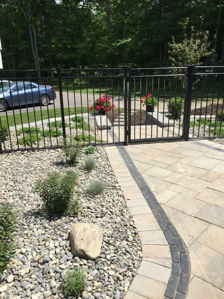 Custom yard maintenance with custom design in Rehoboth, MA by Lawnscapes
