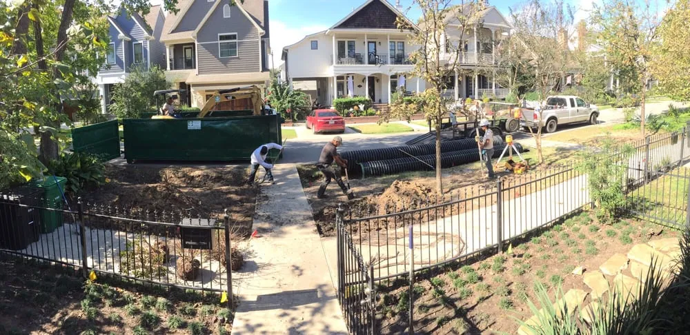 Professional landscape design in Houston, TX by Lawnscaping Plus