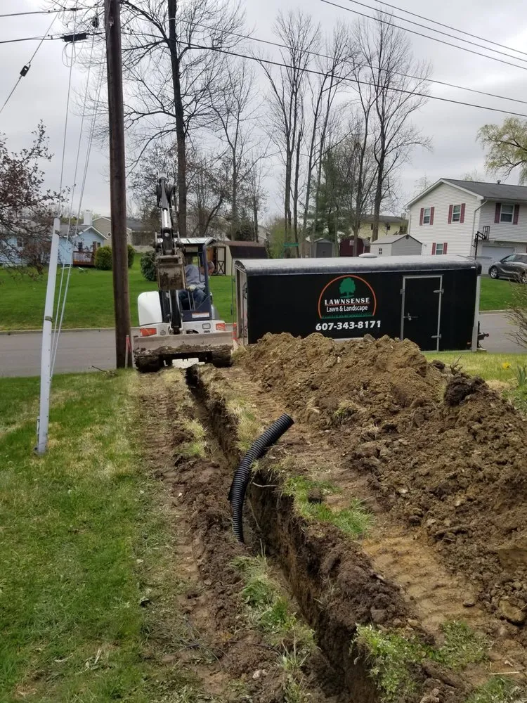 Professional yard maintenance for residential properties across Endicott, NY - Lawnsense Lawn & Landscape