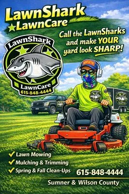 LawnShark-LawnCare Logo