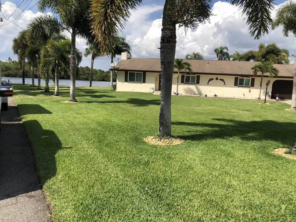 Trusted lawn mowing service in Cape Coral, FL by LawnStars Landscaping