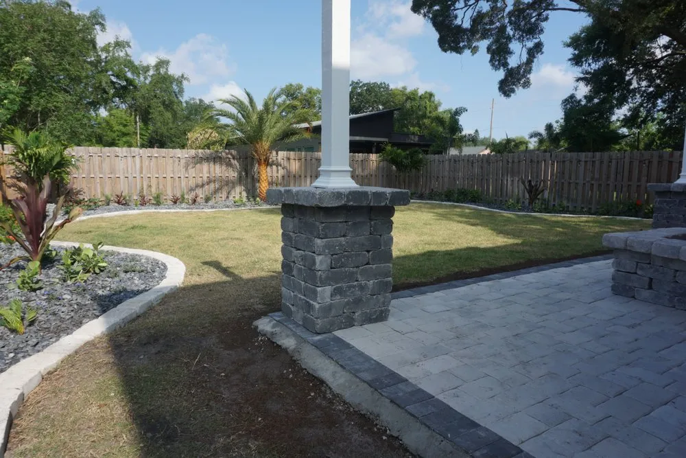 Professional landscape installation in Winter Springs, FL by Lawntastic Landscaping