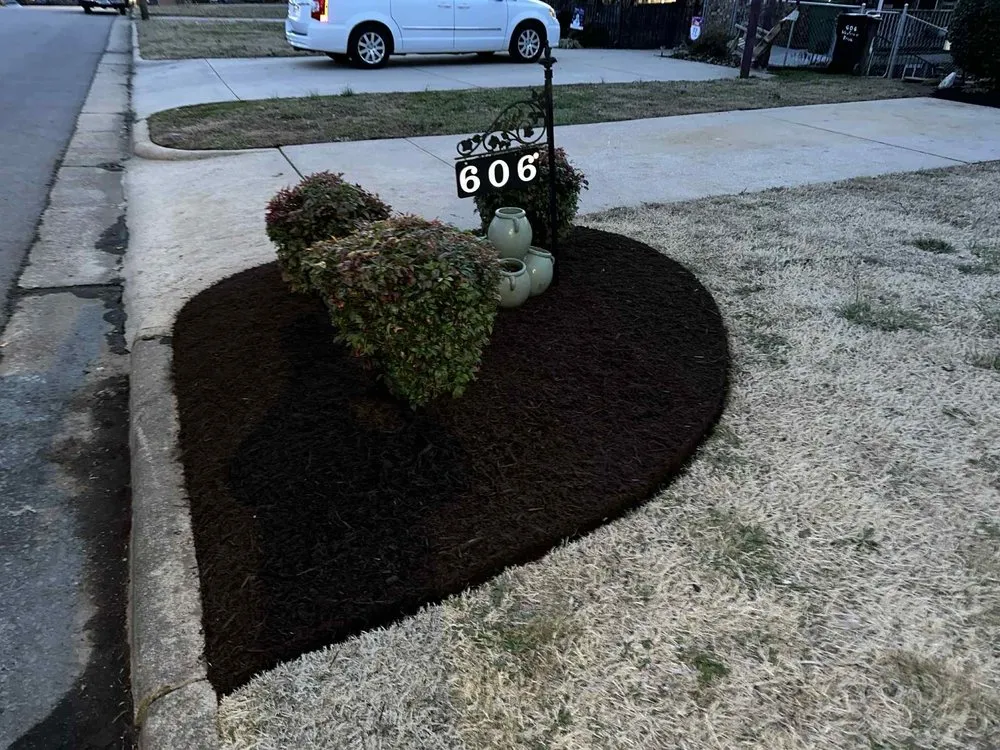 Affordable landscape design for beautiful yards in Danville, VA by LawnWhisperers Landscaping