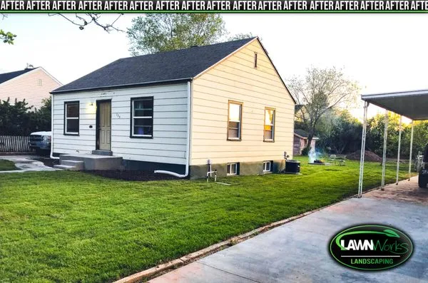 Lawnworks and Landscape Solutions Logo