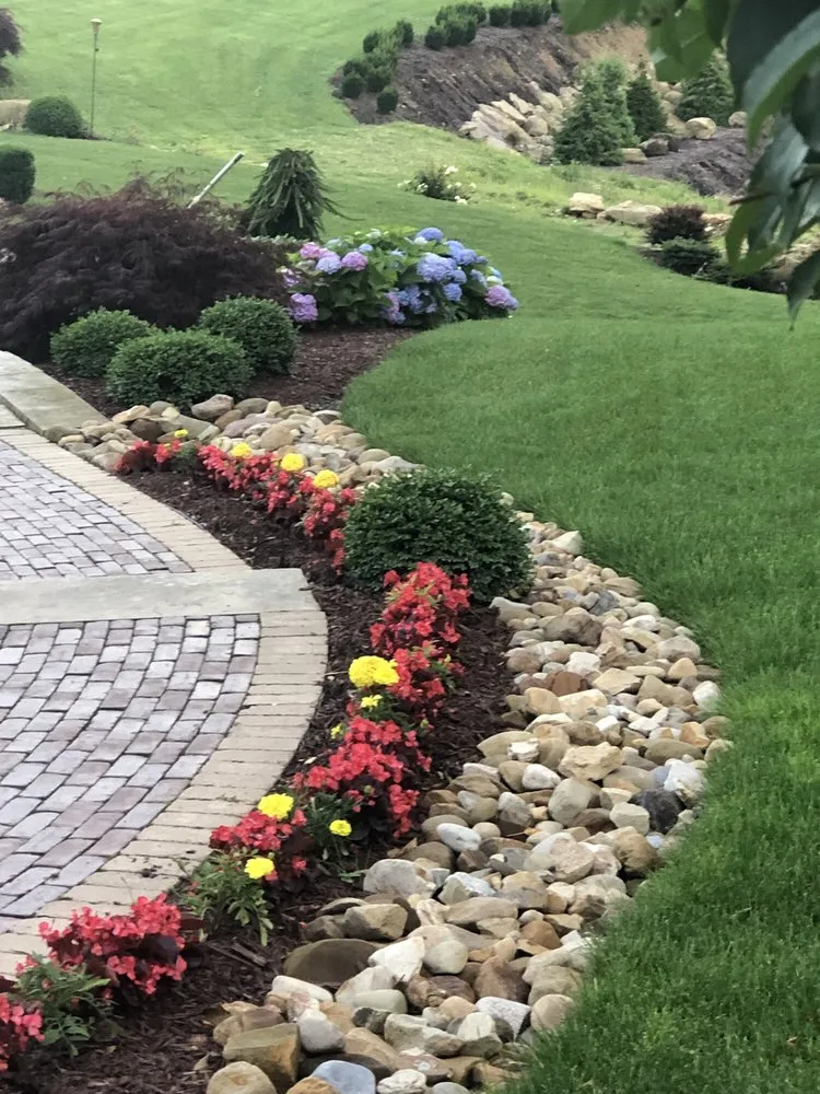 Local outdoor landscaping in Rochester, PA by Lawnworks