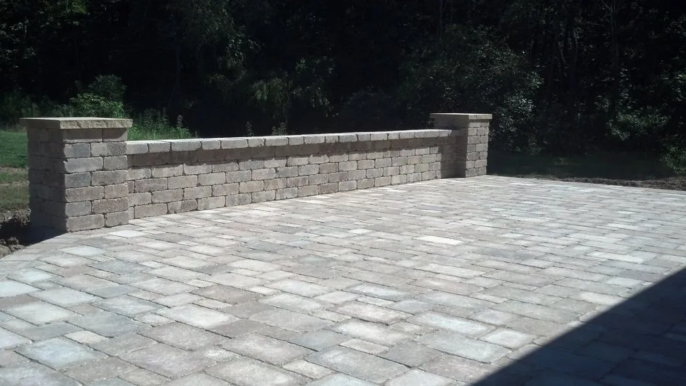 Custom yard cleanup service with custom design in Rochester, PA by Lawnworks