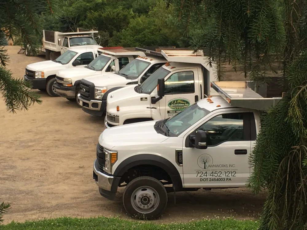 Custom garden landscaping for residential properties in Rochester, PA by Lawnworks