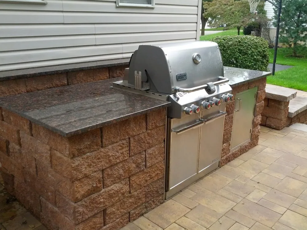 Professional garden landscaping for residential properties in Denville, NJ by Lawnx