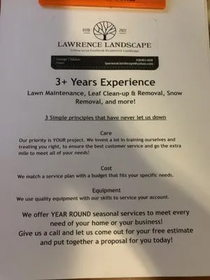 Lawrence Landscape Logo