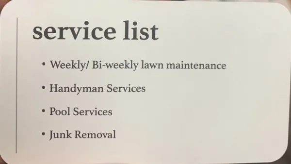 Lawson Family Services and Landscaping Logo