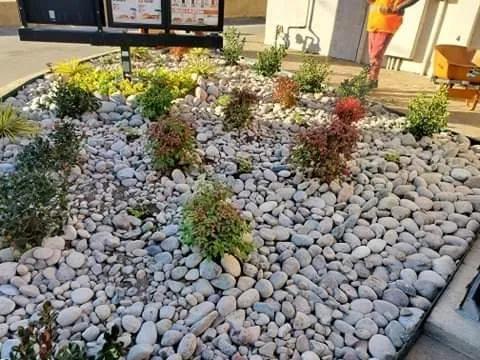 Custom landscape installation in Terrell, TX by Lawson's Landscaping & Irrigation