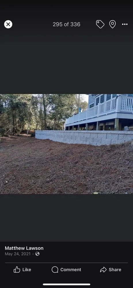 Custom landscape installation in Brevard, NC by Lawson's Landscaping and Property Management