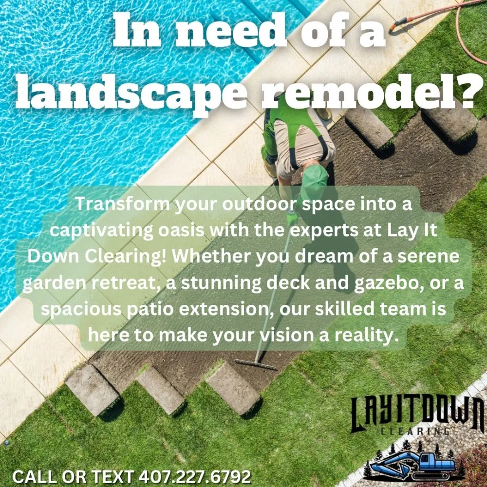 Top-rated lawn mowing service in Winter Park, FL by Lay It Down Clearing