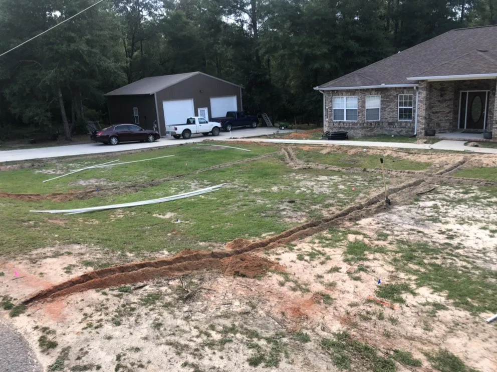 Custom yard maintenance with custom design across Defuniak Springs, FL - Lay It Down Landscaping Services