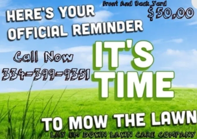 Reliable outdoor landscaping in Montgomery, AL by Layem Down Lawn Care