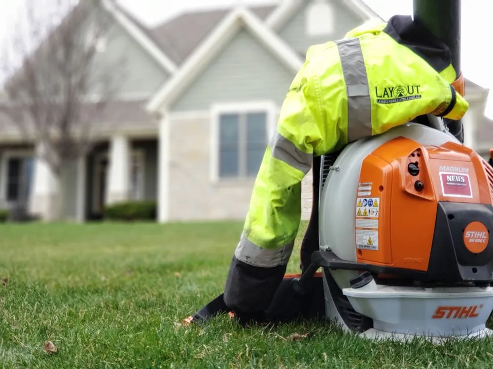 Professional yard maintenance with custom design in Oconomowoc, WI by Layout Landscape & Maintenance