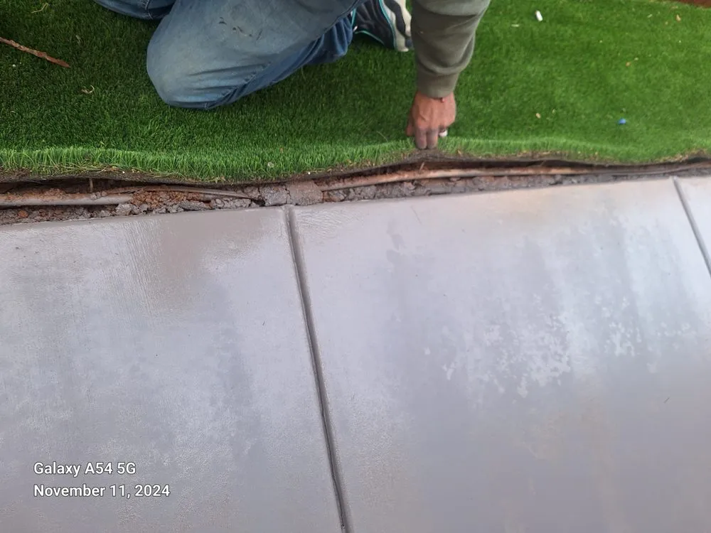 Custom landscape installation for residential properties in Tucson, AZ by Lazaro's Landscaping