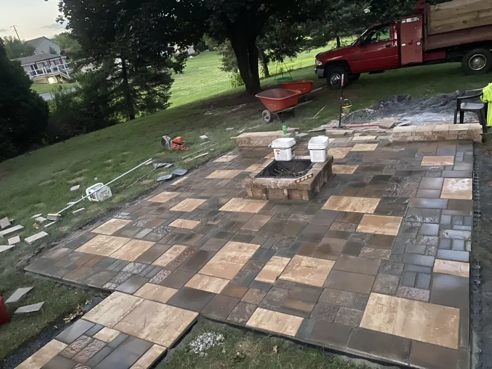 Professional landscape installation in Lancaster, PA by Lazer Cut Lawn Care