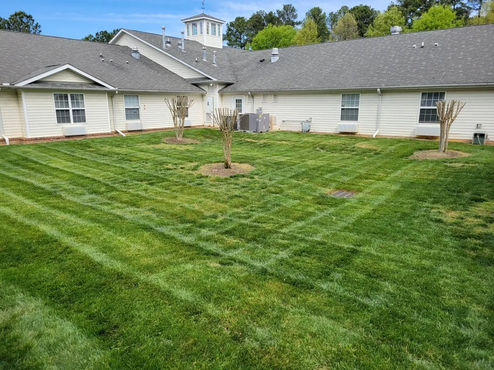 Expert residential landscaping for residential properties in Youngsville, NC by Lazer Edge landscaping