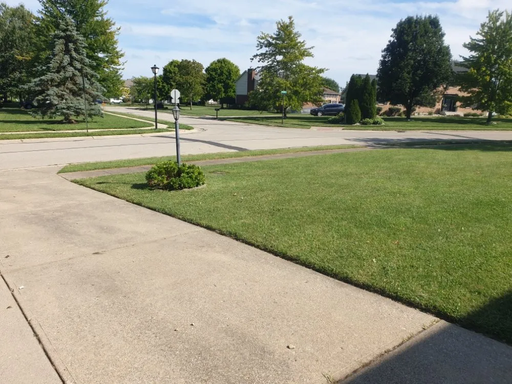 Custom landscaping services in West Chester Township, OH by Laziz Lawn Mowing