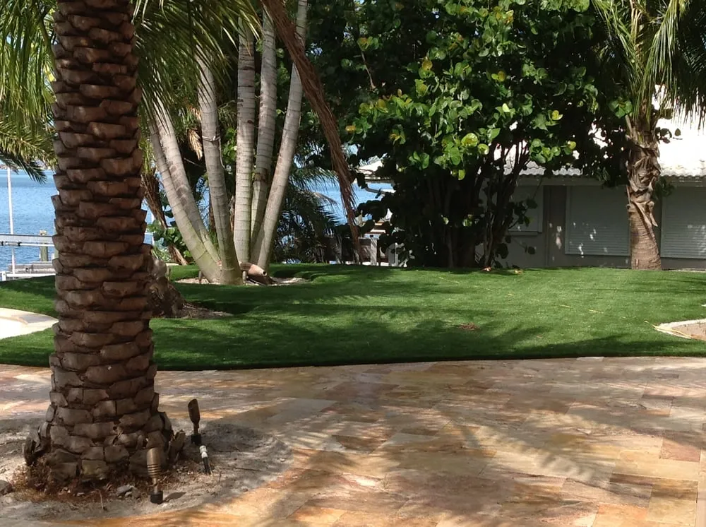 Local garden landscaping with custom design across Clearwater, FL - Lazy Gecko Greens of Tampa Bay