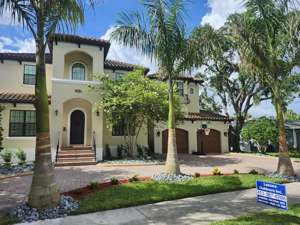 Expert lawn mowing service for outdoor upgrades in Tampa, FL by Lazzara Outdoors