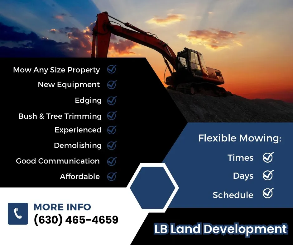 Local lawn care service experts serving Yorkville, IL - LB Land Improvement