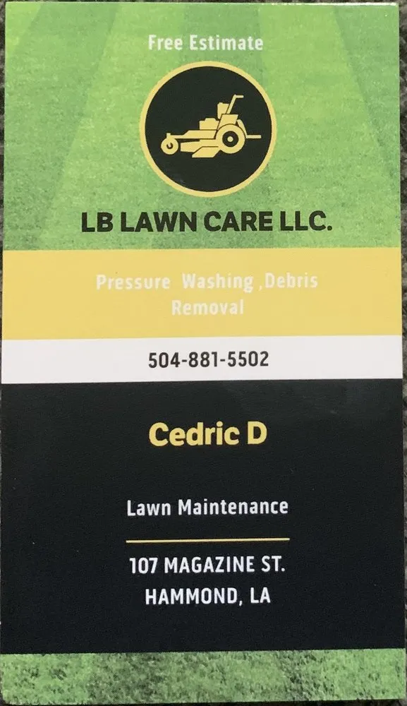 Professional lawn mowing service experts serving Hammond, LA - LB Lawn Care