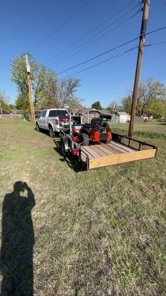 Custom landscape installation for year-round maintenance in Norman, OK by LB Lawn Mowing Services