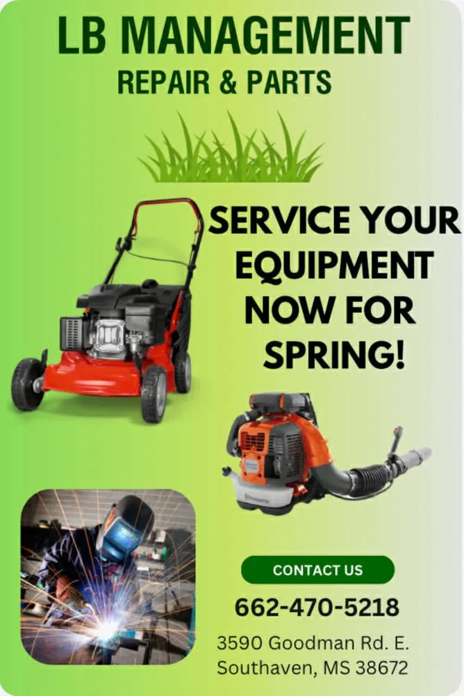 Custom residential landscaping in Southaven, MS - Lb Small Engine Repair & Parts
