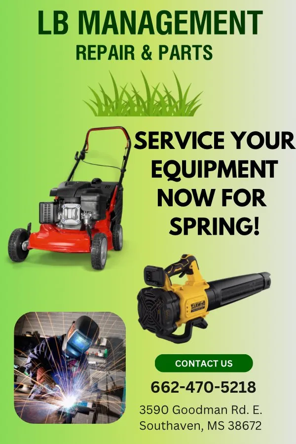 Top-rated residential landscaping with custom design in Southaven, MS by Lb Small Engine Repair & Parts