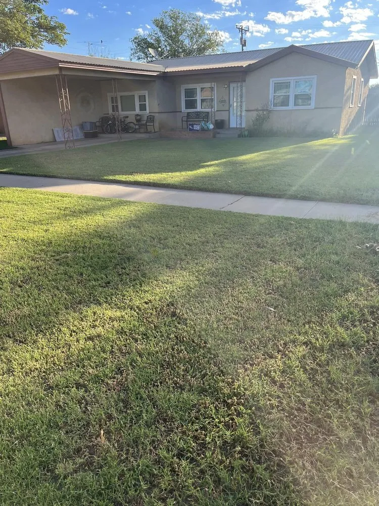 Professional yard cleanup service in Lubbock, TX by LBK Elite Lawn & Lighting