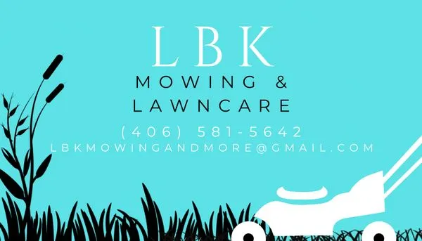 LBK Mowing And Lawncare Logo