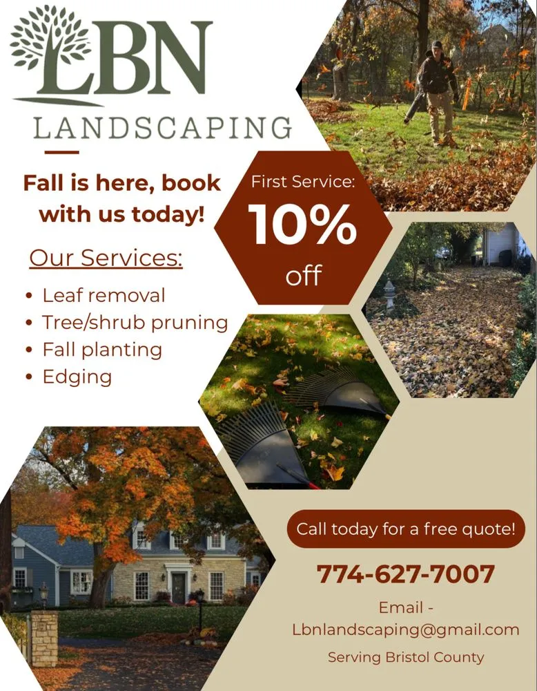 Professional lawn mowing service for year-round maintenance across Dighton, MA - LBN Landscaping