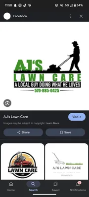 LB's Lawn Care Logo
