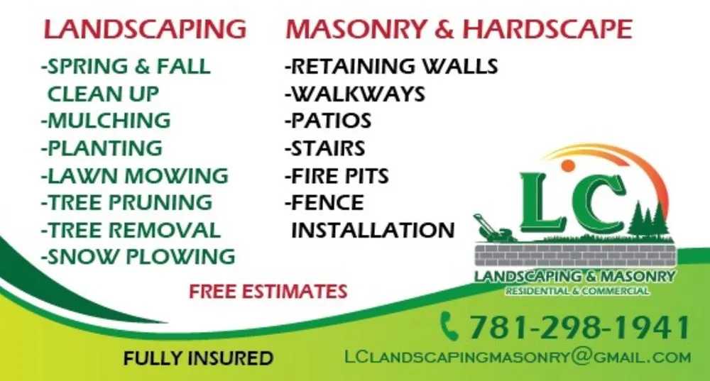Top-rated yard maintenance in Burlington, MA by LC Landscaping & Mansory