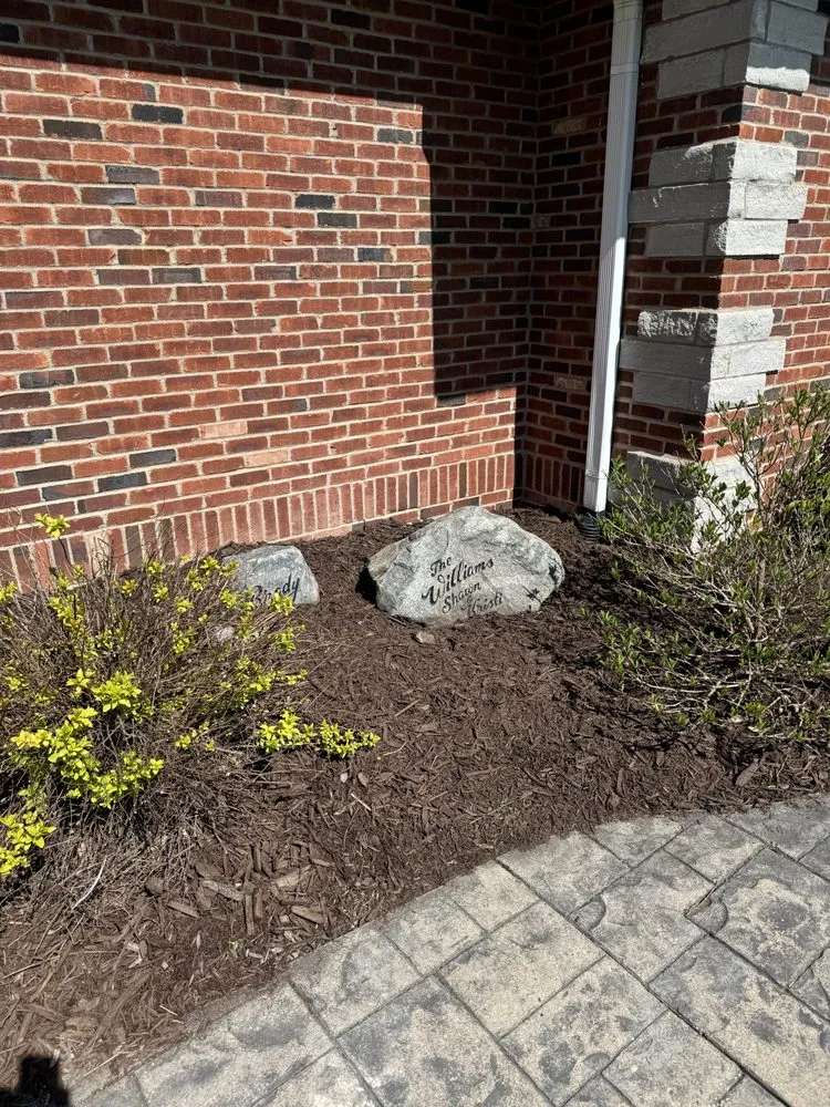 Local landscape installation in Galesburg, IL by LC Landscaping