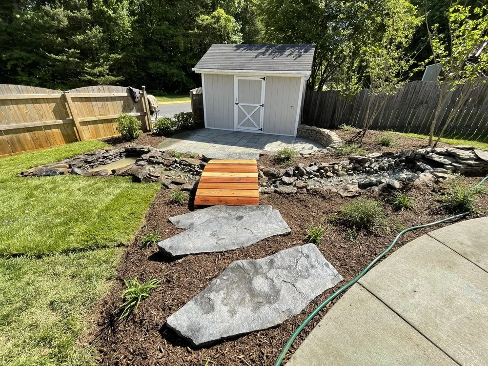 Custom landscape design in Silver Spring, MD by LC Landscaping