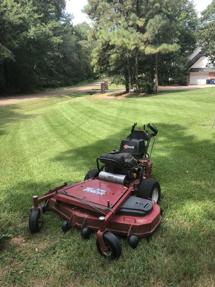 Professional lawn mowing service with custom design across Nacogdoches, TX - L&C Lawn Care