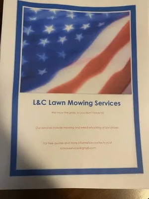 L&C Lawn Mowing Services Logo