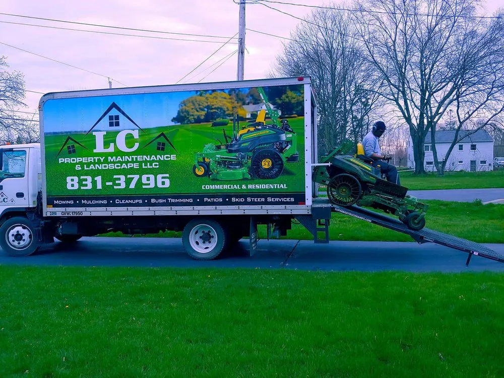 Expert outdoor landscaping in Brockport, NY - LC Property Maintenance & Landscape