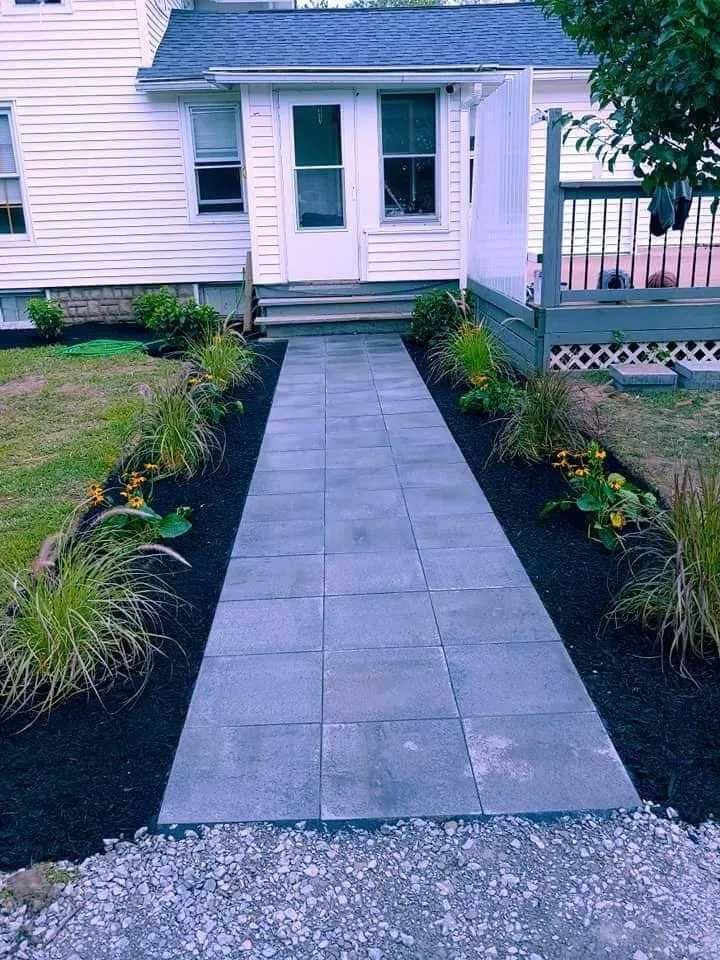 Reliable landscape installation for homes in Brockport, NY by LC Property Maintenance & Landscape