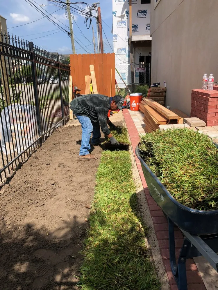 Local garden landscaping for year-round maintenance in Houston, TX by LCE Landscaping and Design